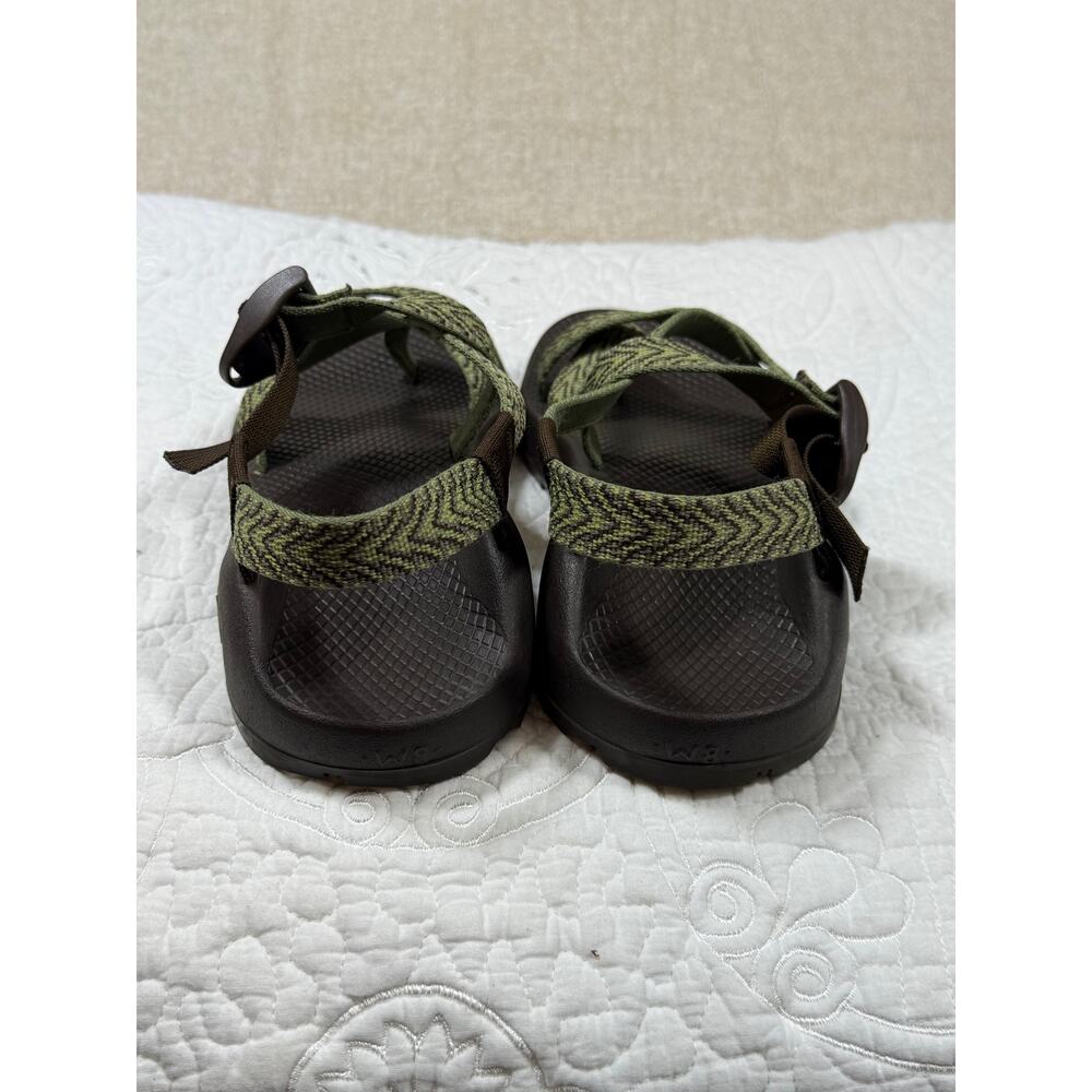 Chaco Womens Green/Brown 8 Z2 Yampa Chevron Hiking Sport Sandals Outdoor Comfort - Picture 8 of 11